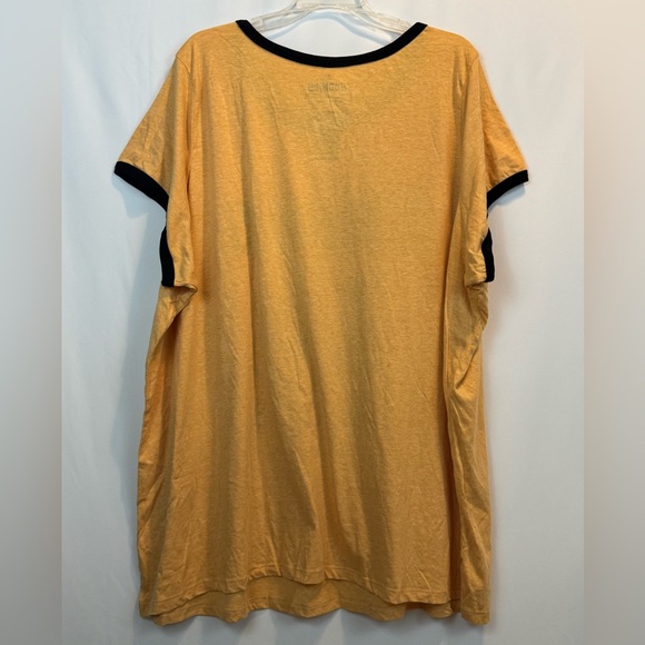 NWT TORRID The Goonies Bike Club Yellow Short Sleeve Ringer Tee Plus Size 5 NEW - Picture 2 of 4